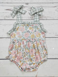 Gingham Floral Bubble