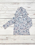 Camo Hooded Long Sleeve