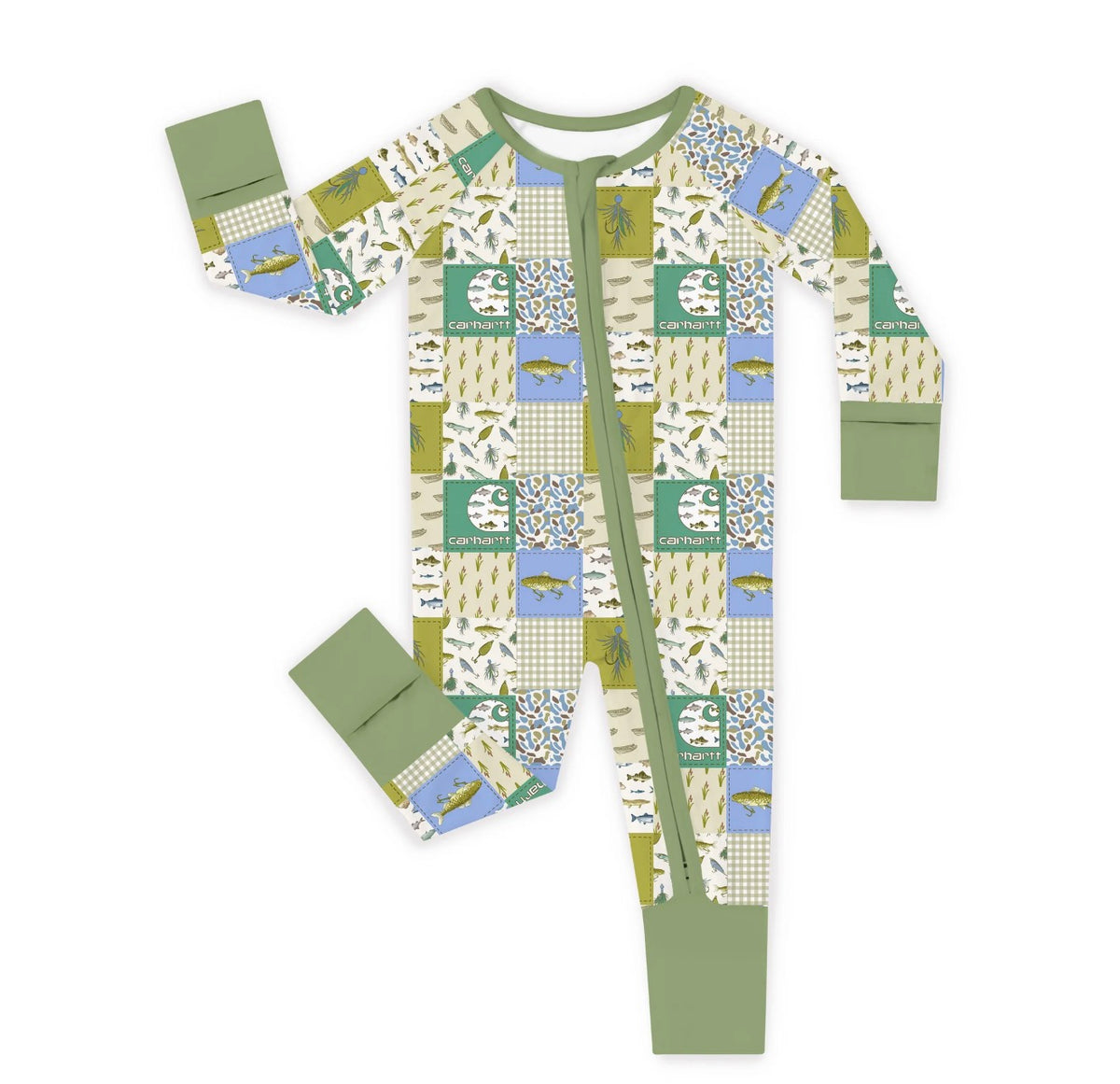 Lil Angler Patchwork Zippy